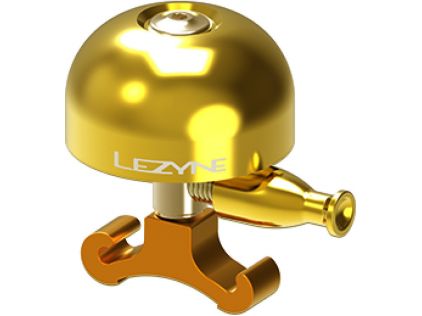 Lezyne Classic Brass Fahrradklingel M / gold