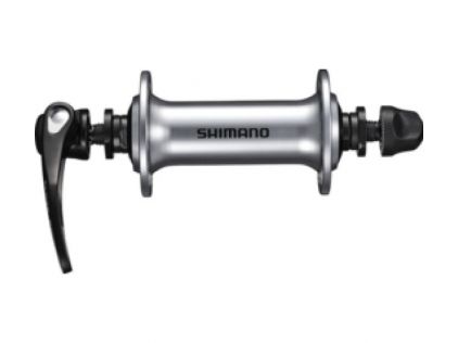 Shimano Vorderradnabe Road HB-RS400 für Felgenbremse, 36 Loch, Silber, Schnellspanner, 100 mm Einbaubreite