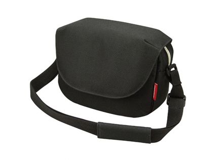 KLICKfix Schulter-Tasche Fun Bag schwarz, 25x19x8cm, ohne Lenkeradapter