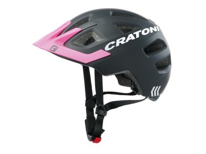 Fahrradhelm Cratoni Maxster Pro (Kid) schwarz/pink matt, Gr. XS/S (46-51cm)   