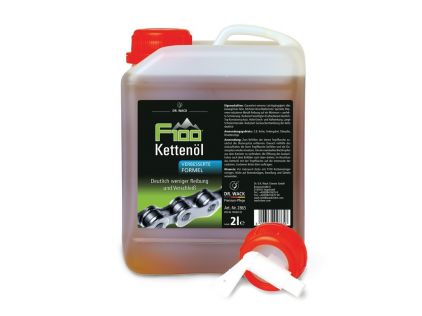 Dr. Wack Kettenöl F100 2 liter Kanister 50ml, Tropfflasche, mit Auslaufhahn