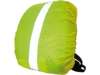 Rucksackhülle Wowow gelb, reflektierende Streifen mit Tasche