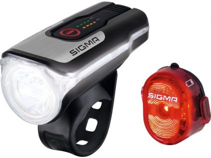 LED-Akku-Beleuchtungs-Set Sigma Aura 80 USB, inkl Nugget II