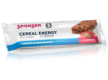 Sponser Cereal Energy Bar Erdbeere, 40 g Riegel