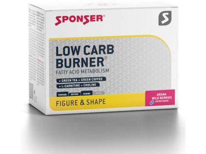 Sponser Low Carb Burner Wildberry, 6 g Beutel, 20-er Box