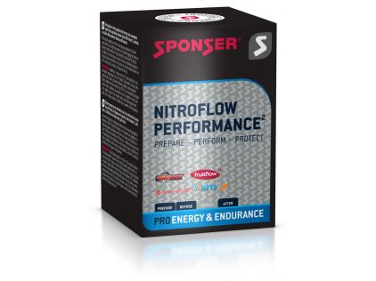 Sponser Nitroflow Performance² Schwarze Johannisbeere, 7g Beutel, 10-er Box
