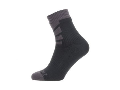 Socken SealSkinz Warm Weather Ankle sw/gr, Gr.S (36-38), unisex, wasserdicht