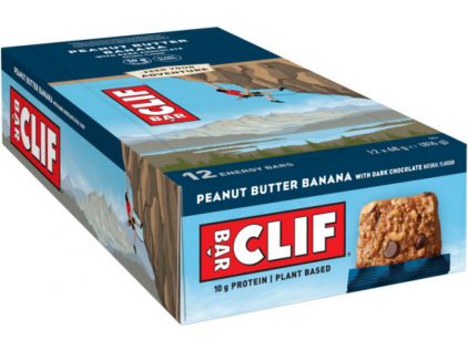 Clif Bar Energie-Riegel Erdnuss-Banane- Schoko, 68g je Riegel 12 Stück in Verpackungseinheit