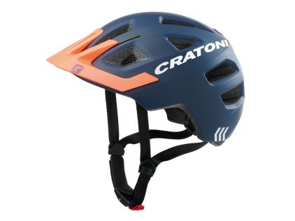 Fahrradhelm Cratoni Maxster Pro (Kid) blau/orange matt, Gr. XS/S (46-51cm)    