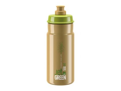 Elite Trinkflasche Jet Green 550ml, grün/braun, Biokunststoff        