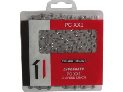 SRAM Kette XX1 Hollow Pin 11-fach, inkl. PowerLock, 118 Glieder silber