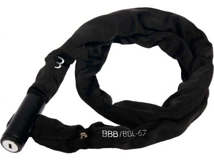 BBB Schlüssel-Kettenschloss QuickChain BBL-67 4,5 x 1.000 mm, schwarz