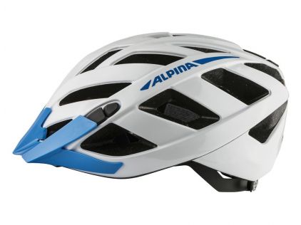 Fahrradhelm Alpina Panoma 2.0 weiß/blau glänzend, Gr.52-57cm          