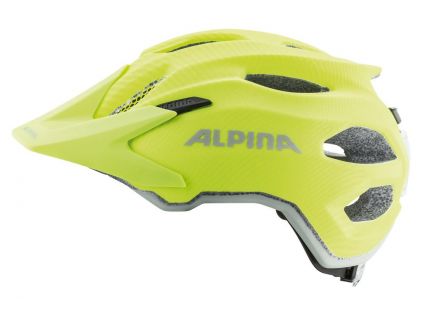 Fahrradhelm Alpina Carapax Jr. Flash be visible matt, Gr.51-56cm             