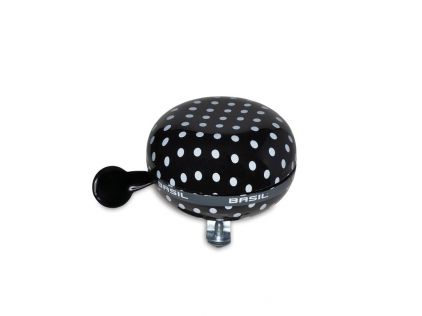 Ding-Dong Glocke Basil Polka Dot black/white dots, Ø80mm