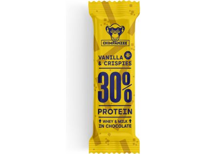 Chimpanzee Proteinriegel 30% Vanilla & Crispies, 50g je Riegel 20 Stück pro Verpackungseinheit