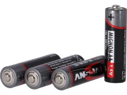 Batterie Ansmann RED Mignon LR6, 4 Stück, Alkaline, 1,5 V, MN1500