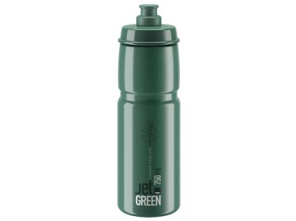 Elite Trinkflasche Jet Green 750ml, dunkelgrün/weiß, Biokunststoff   