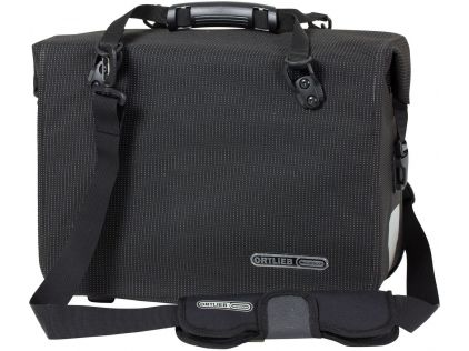 Ortlieb F70952 Office-Bag High-Visibility QL3.1 Einzeltasche 21 l, Cordura PU, schwarz reflex