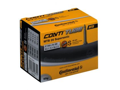 Continental Schlauch MTB 26 Supersonic 26x1.75-2.20" 47/55-559 SV 42 mm