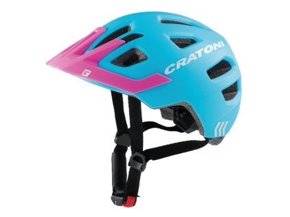 Fahrradhelm Cratoni Maxster Pro (Kid) blau/pink matt, Gr. XS/S (46-51cm)      