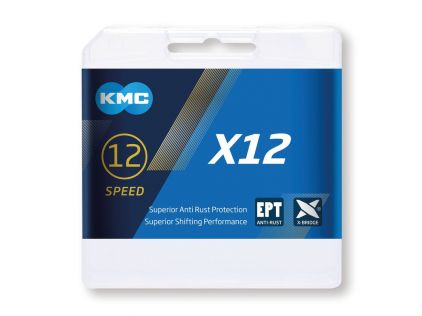 Schaltungskette KMC X12 EPT 1/2" x 11/128", 126 Glieder, 12-fach    