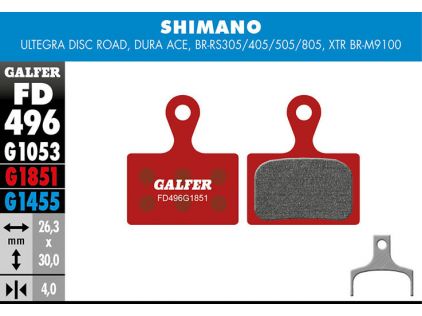 Galfer Bremsbelag Advanced, SHIMANO - Ultegra Disc Road, Dura Ace, BR-RS305/405/