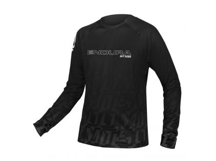 Endura MT500 Druck T-Shirt LTD (langarm) schwarz M