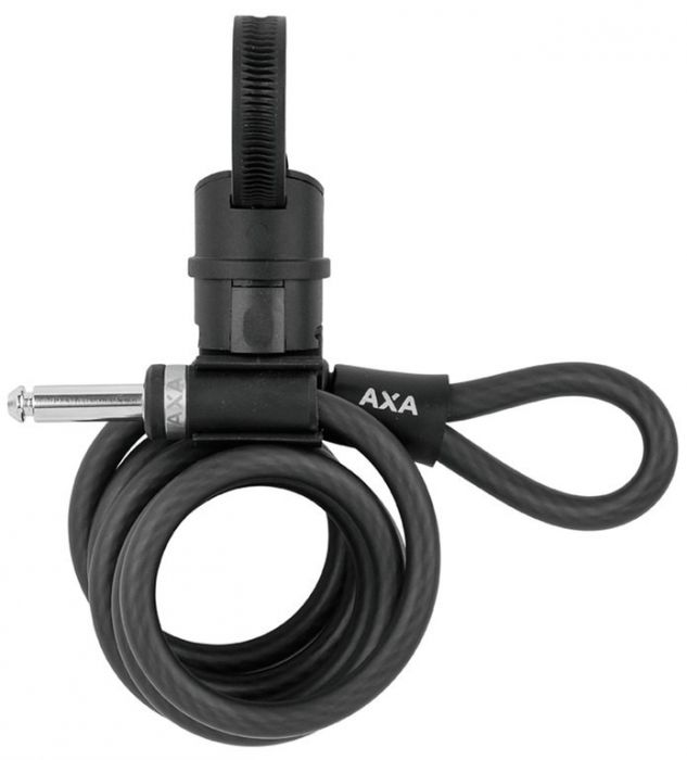 Einsteckkabel Axa Newton 150 Länge 150cm, Ø10mm, schwarz