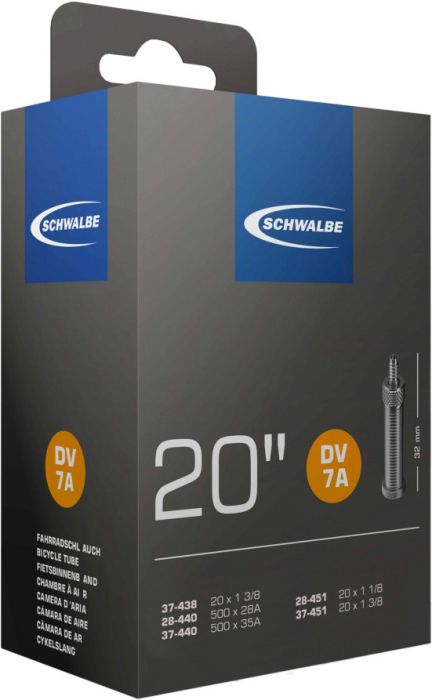 Schwalbe Schlauch DV 7A 20x1 1/8-1 3/8" 28/37-438/451 DV 32mm
