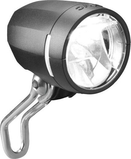 LED-Scheinwerfer Busch & Müller IQ Myc N plus, 50 Lux schwarz mit Standlicht