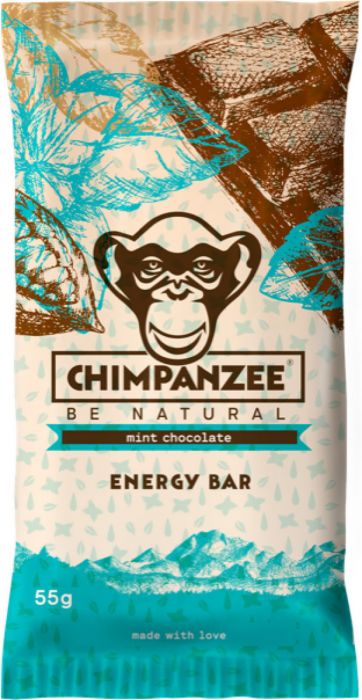 Chimpanzee Energie-Riegel Mint-Schoko 55g je Riegel 20 Stück pro Verpackungseinheit