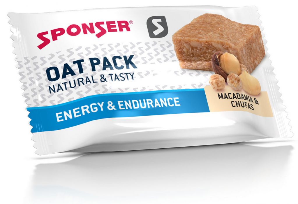 Sponser Oat Pack Hafer Riegel Macadamia Nuss, 60 g Riegel