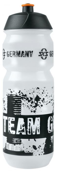 SKS Trinkflasche Large 750ml, transparent mit Reifenmotiv  